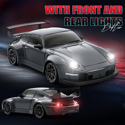 1:24 Scale 4WD RC Drift Car – 2.4GHz High-Speed 20KM/H Racing Car with LED Lights